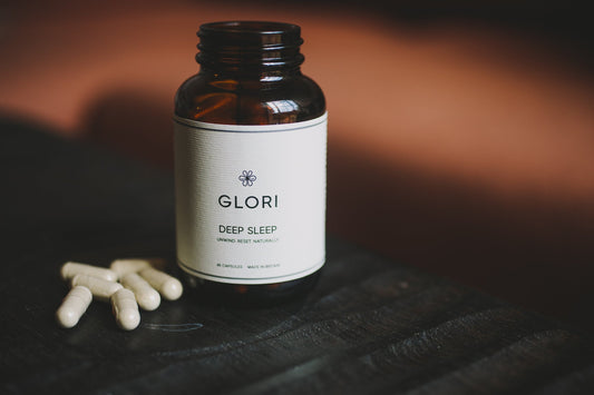 Glori Deep Sleep organic capsules for natural sleep support